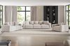 Sofa Designersofa Bigsofa MEGAN 3-Sitzer in Stoff Salvador Hellbeige Bild 2