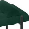 vidaXL Knopfgepolsterte Bank mit Kissen Dunkelgrün 110 x 40 x 46 cm 42038387 Bild 4