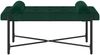 vidaXL Knopfgepolsterte Bank mit Kissen Dunkelgrün 110 x 40 x 46 cm 42038387 Bild 3
