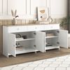 Merax Kommode Aufbewahrungsschrank mit drei Schubladen und vier Klappen, Sideboard im Landhausstil, Breite 160cm Bild 5