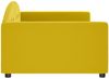 vidaXL Tagesbett Gelb 100x200 cm Samt 354148 Bild 4