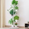 GarveeMore Blumenständer 5-stöckiger Pflanzenständer Mehrschichtiges VintageDesign Pflanzenrega, Eck-Blumenständer für 6 Pflanzen Tall Planter Holder Regal für Zuhause Bild 5