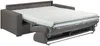 Schlafsofa 3-Sitzer Stoff CALITO - Anthrazit - Liegefläche: 140 cm - Matratzenhöhe: 14 cm Bild 2