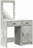 vidaXL Schminktisch mit Tür 2 pcs Grau 50 x 41 x 135 cm Holzwerkstoff 3334239 Bild 2
