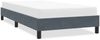 Einzelbettgestell Design für Erwachsene ohne Matratze Dunkelgrau 80x210 cm Samt d4670e Bild 2