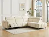 Vente-unique - CALDORIA Sofa Stoff Beige - B 229 cm x H 79 cm x L 292 cm Bild 2