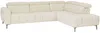 Vente-unique - CALDORIA Sofa Stoff Beige - B 229 cm x H 79 cm x L 292 cm Bild 4