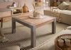 Couchtisch Akazie 85x85x45 beige lackiert Amsterdam #119 Bild 3