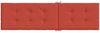vidaXL Liegestuhl-Auflage, Poylester Melange Rot, (75+105)x50x3 cm Bild 5