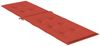 vidaXL Liegestuhl-Auflage, Poylester Melange Rot, (75+105)x50x3 cm Bild 4