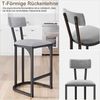 GarveeMore Barhocker 2/4er-Set Tresenhocker mit Rückenlehne für Esszimmer Kücheninselstühle (2 St), hohe Barhocker gepolsterte Metall-Tresenhocker für die Hausbar Bild 4