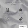 Schlafgut 'PURE BOXSPRING' Spannbettlaken, Jersey-Elasthan, Gummizug: rundum, (1 Stück), Bio-Baumwolle, für Matratzen bis 40 cm Höhe, Gray Light, L 140x200 cm - 160x220 cm Bild 4