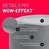 Lumaland Indoor Outdoor Sitzhocker 25x45 cm - Wasserabweisend - Pflegeleicht - Runder Sitzpouf, Sitzsack Hocker, Sitzkissen, Bean Bag Pouf - ideal für Kinder und Erwachsene - Grau Bild 5
