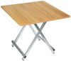 JEOBEST Klapptisch Balkontisch Gartentisch Tragbar Esszimmertisch Outdoor Tisch, Platzsparender, Robust, Stabil, eckig Bild 2