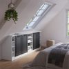 Küchenschrank für Dachschrägen R-Line Anthrazit Landhaus 210 cm 5er Set Vicco Bild 5