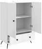 vidaXL Sideboard Hochglanz Weiß 66 x 34,5 x 95 cm Holzwerkstoff 895589 Bild 2