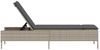 vidaXL Sonnenliege mit Auflage Hellgrau Poly Rattan 4002724 Bild 5