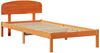 vidaXL Bettrahmen Wachsbraun 80 x 200 cm Massives Kiefernholz 872085 Bild 4