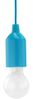 HyCell Pull Light in blau mit Zugschalter inkl. AAA Batterien - tragbare LED Lampe - mobile Leuchte ideal für Garten Schuppen Zelt Camping Dachboden Kleiderschrank oder Party Dekoration Bild 2