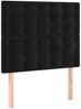 vidaXL Boxspringbett mit Matratze Schwarz 100x200 cm Samt 3138069 Bild 5