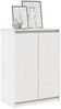 vidaXL Sideboard Weiß 60x36x84 cm Massivholz Kiefer 808109 Bild 4