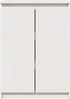 vidaXL Sideboard Weiß 60x36x84 cm Massivholz Kiefer 808109 Bild 5