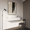 Selsey 'Velveto' Schminktisch mit 2 Schubladen, weiß, ca. 40 x 110 x 17 cm Bild 3