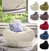 Green Bean® Sitzsack mit Rückenlehne 80x80x90cm - Gaming Chair mit 230L Füllung Cordstoff - Bean Bag Bodenkissen Lounge Sitzhocker Relax-Sessel Gamer Gamingstuhl Beige Bild 3