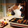SURFOU Backform Heißluftfritteuse zubehör airfryer zubehör 15-teilig BPA-frei fürNinja, (für Ninja Foodi AF300EU AF400EU 7,6L-9,5L und die meisten Dual Zone Heißluftfritteusen, Schnell zubereitet, gesund, fettarm, 304Edelstahl, Lebensmittelechtes Silik... Bild 4