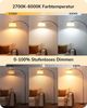 EDISHINE Stehlampe Wohnzimmer dimmbar, Standleuchte Höhenverstellbar, LED wechselbar, kaltweiß bis warmweiß dimmbar, LED Bogenlampe mit Fernbedienung Bild 2