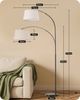 EDISHINE Stehlampe Wohnzimmer dimmbar, Standleuchte Höhenverstellbar, LED wechselbar, kaltweiß bis warmweiß dimmbar, LED Bogenlampe mit Fernbedienung Bild 4