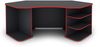 byLiving 'Thanatos' Schreibtisch in Anthrazit mit Kanten in Rot, viel Stauraum und XXL Tischplatte, 198 x 76 x 85 cm (BxHxT) Bild 4