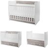 Lorelli Babybett MATRIX NEW Kinderbett 120 x 60 cm, 2 Ebenen, 2 Schubladen dunkelbraun Bild 3