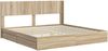 vidaXL Bettgestell mit Stauraum und Kopfteil Sonoma-Eiche 180 x 200 cm 3414361 Bild 4