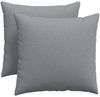vidaXL Sofakissen 2 pcs Hellgrau 50 x 50 cm Stoff 42013954 Bild 2