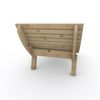 Gartenliege Relaxliege "Liege-Franzi" (Zirbe) Breite 120cm Einstiegshöhe 40cm mit Füßen Bild 5