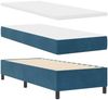 vidaXL Boxspringbett mit Kopfteil Dunkelblau 200 x 80 cm Samt 3344544 Bild 4