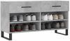 vidaXL Schuhbank Betongrau 102x35x55 cm Holzwerkstoff 829768 Bild 3