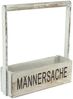 Florists Products Dekokorb Holzkiste Männersache Deko Pflanzkasten mit Griff Geschenkidee Bild 2