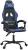 vidaXL Gaming-Stuhl Schwarz und Blau Kunstleder [3143890] Bild 2
