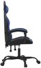 vidaXL Gaming-Stuhl Schwarz und Blau Kunstleder [3143890] Bild 4