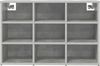 vidaXL Schuhschrank Betongrau 77,5 x 30 x 51 cm Holzwerkstoff 808679 Bild 5