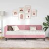 vidaXL Eckbettgestell Rosa 80 x 200 cm Samt 3394137 Bild 4