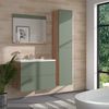 Hochschrank Izan Grün/Goldkraft Eiche 36.6 x 171.6 cm Vicco Bild 3