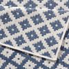 In- & Outdoor Wendeteppich Nizza Blau Creme - 80x250x0,5cm Bild 3