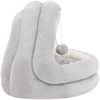 vidaXL Katzenbett 50x50x45 cm Grau und Creme 171398 Bild 4