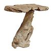 Barset JOEL - Teak Natur 102x60x90cm | Barmöbel-Set Baumstamm Vintage Bild 4