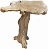 Barset JOEL - Teak Natur 102x60x90cm | Barmöbel-Set Baumstamm Vintage Bild 3