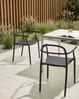 Gartenstuhl 2er Set VIDOR Schwarz Bild 3