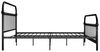 vidaXL Bettgestell Schwarz Metall 180×200 cm 284503 Bild 4